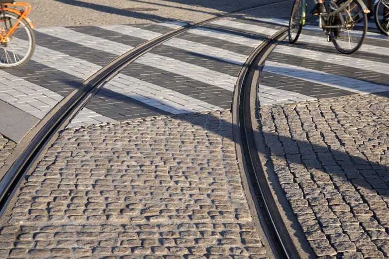 Straßenbahngleise-Amsterdam